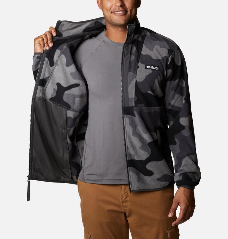 Men's Back Bowl Fleece Lightweight, Color: Black Mod Camo, Shark, image 5