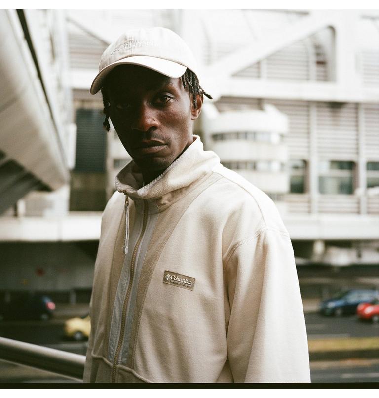 Men's Back Bowl Fleece Lightweight, Color: Chalk, Ancient Fossil, Nimbus Grey, image 8