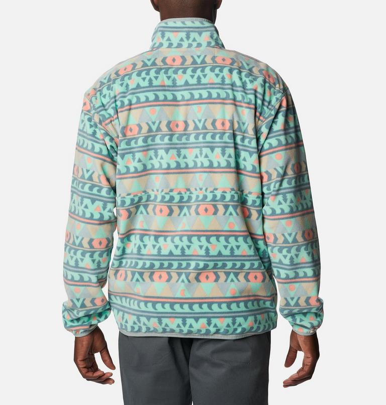 Men's Back Bowl Fleece Lightweight, Color: Metal Camp Blanket, Niagara, image 2