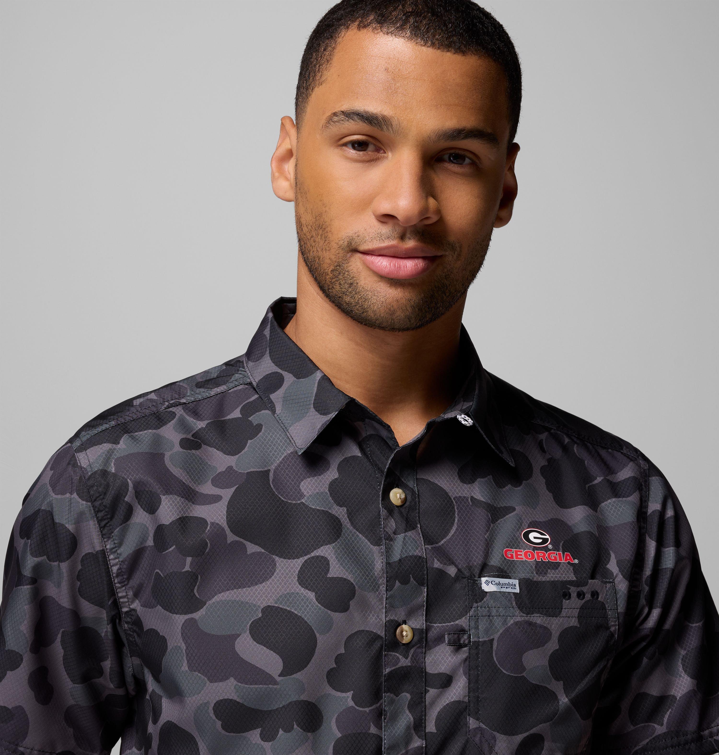 Men's Collegiate PFG Super Slack Tide Shirt - Georgia 5