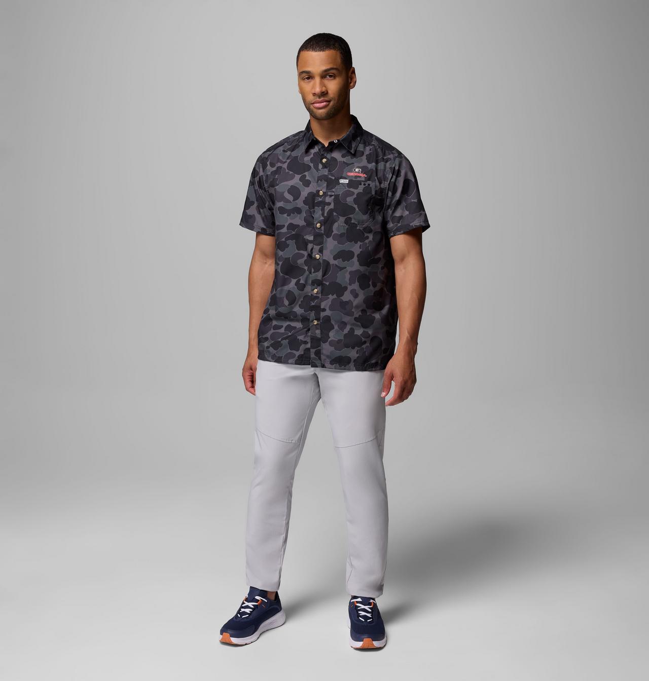 Men's Collegiate PFG Super Slack Tide™ Shirt - Georgia 2