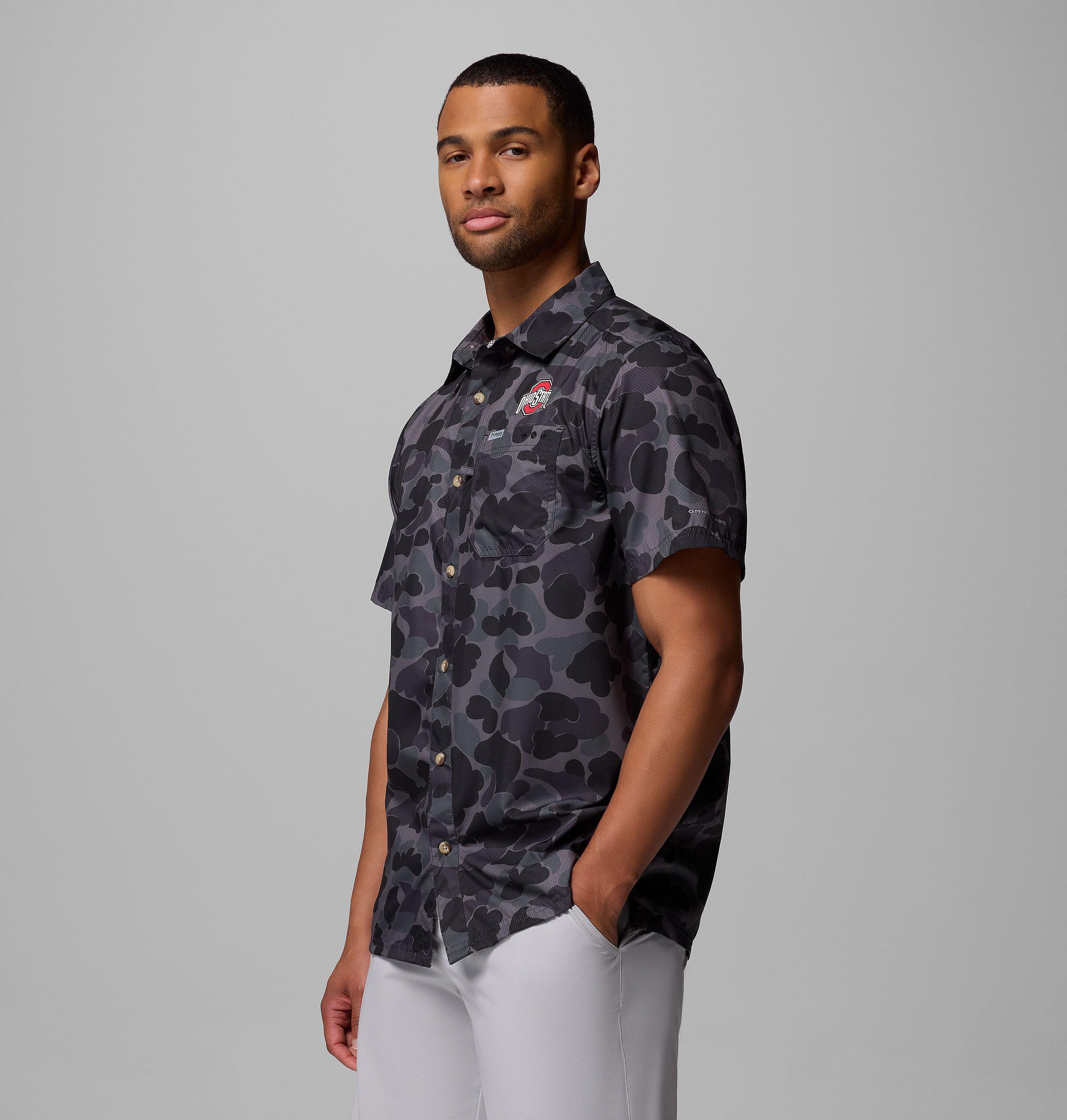 Men's Collegiate PFG Super Slack Tide Shirt - Ohio State 4