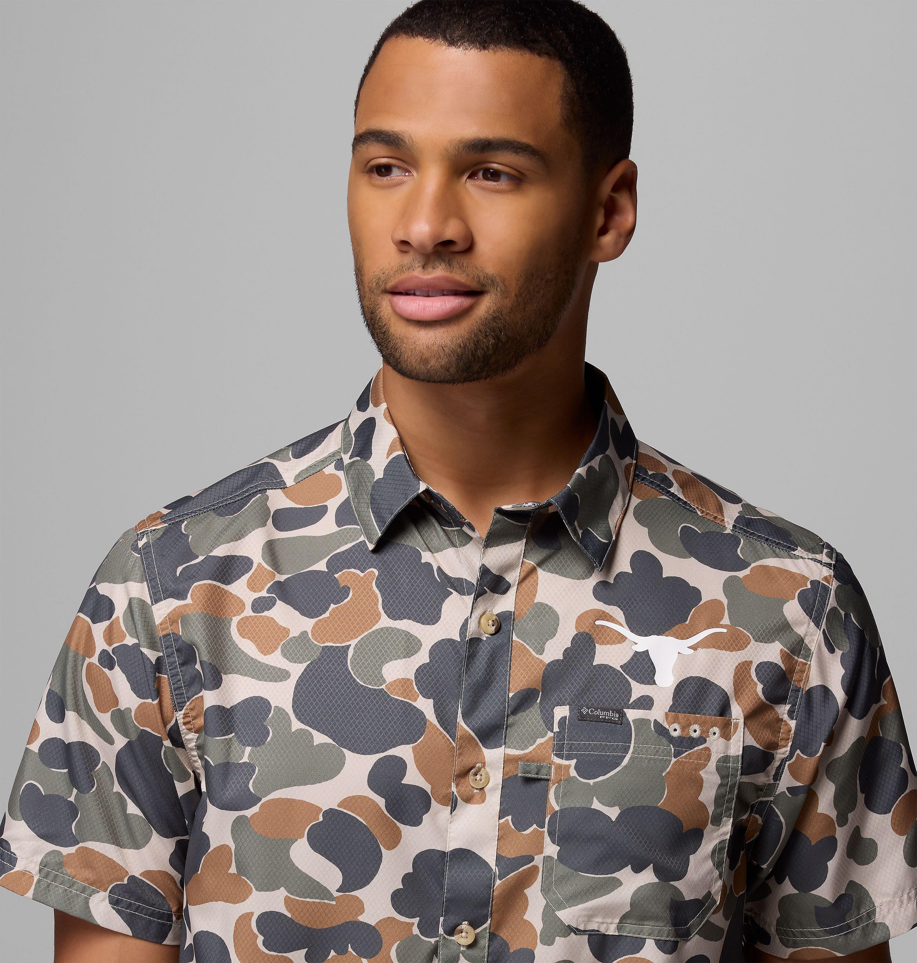Men's Collegiate PFG Super Slack Tide Shirt - Texas 5