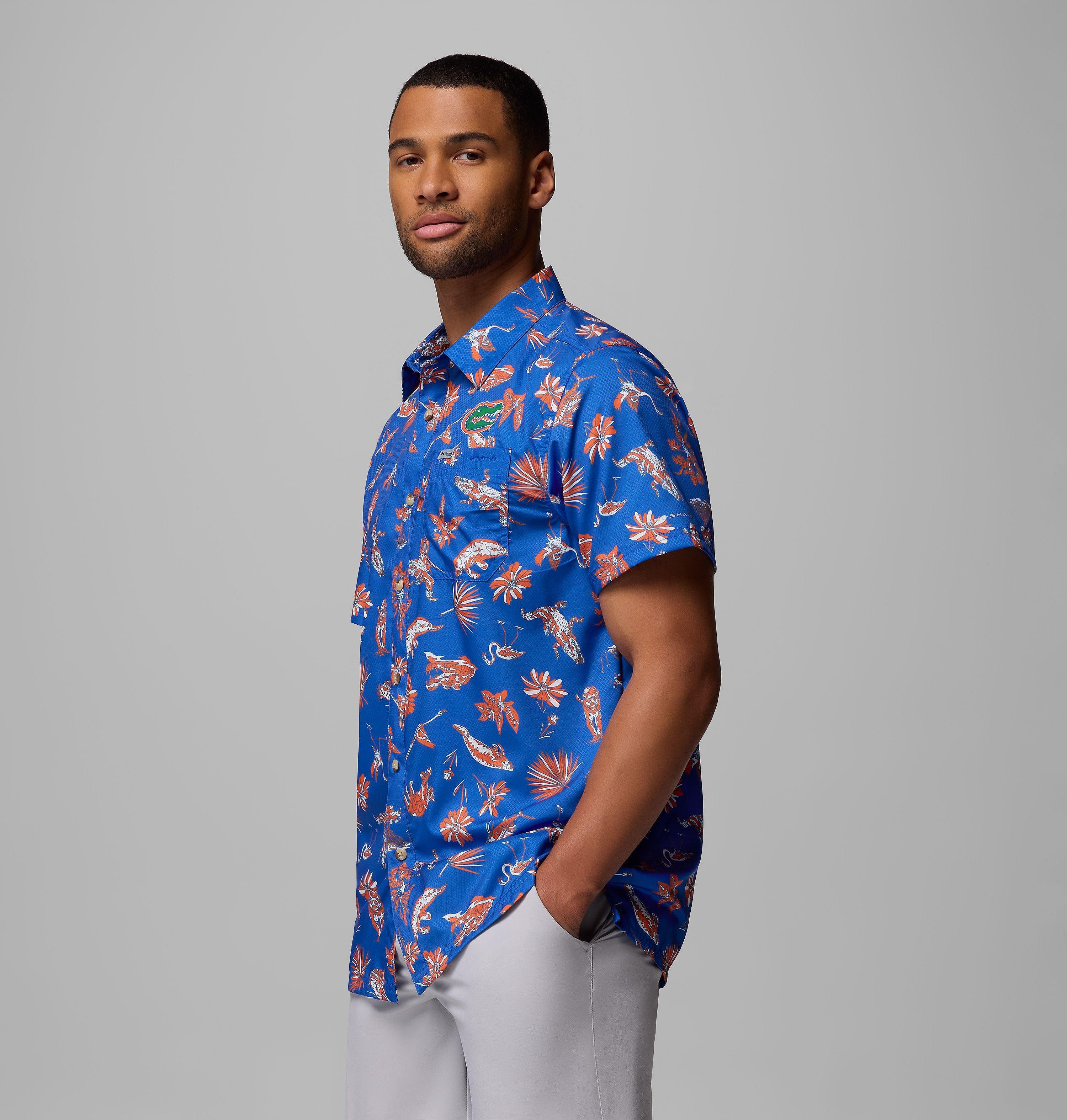 Men's Collegiate PFG Super Slack Tide Shirt - Florida 4