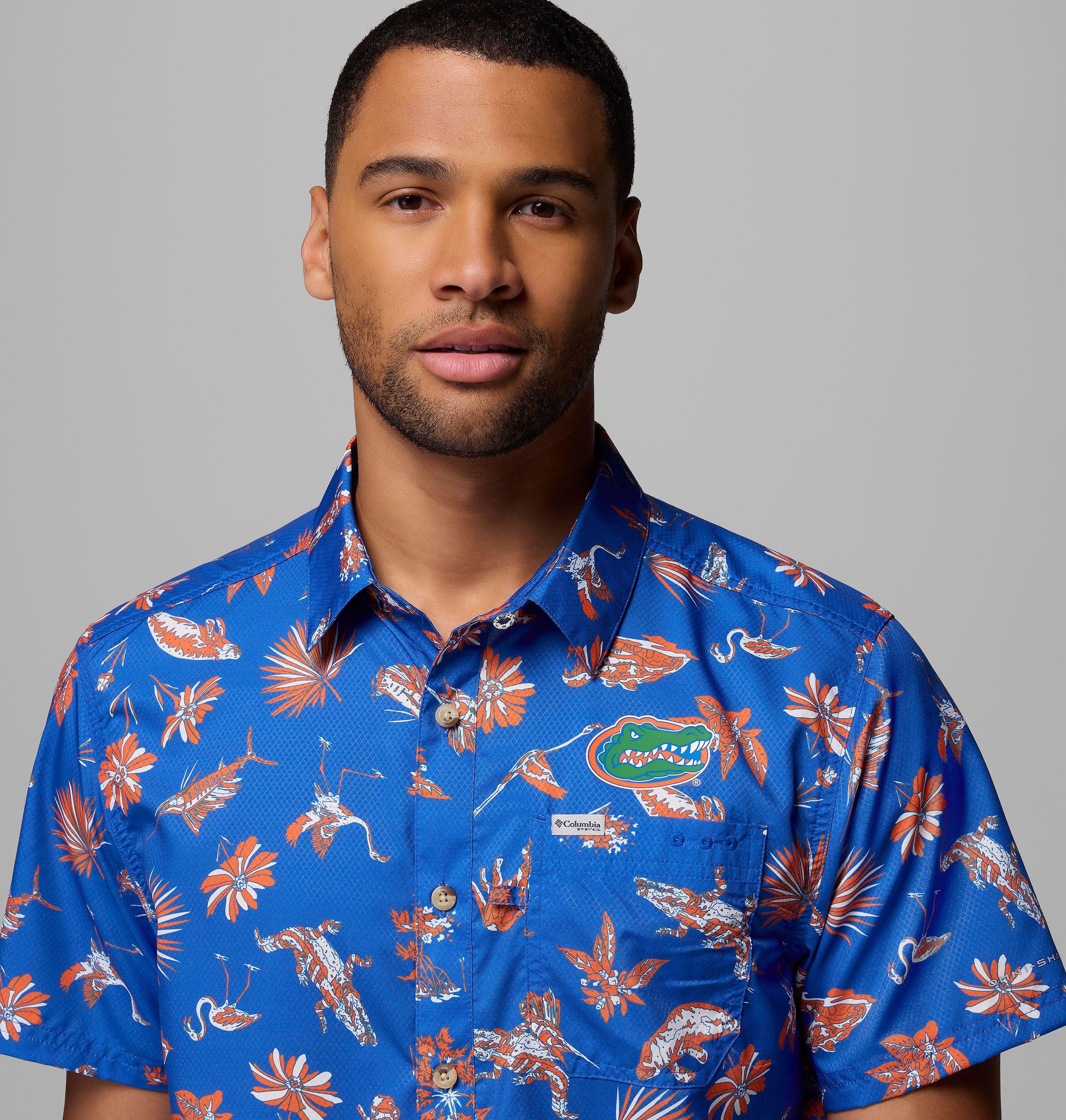 Men's Collegiate PFG Super Slack Tide Shirt - Florida 5