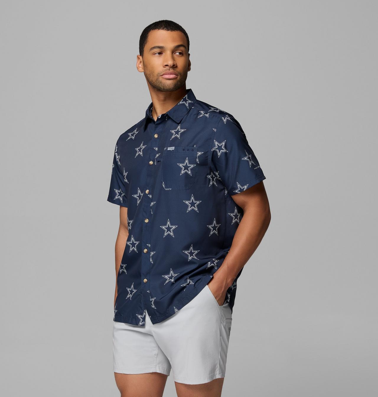 Men's Dallas Cowboys PFG Super Slack Tide Shirt 4