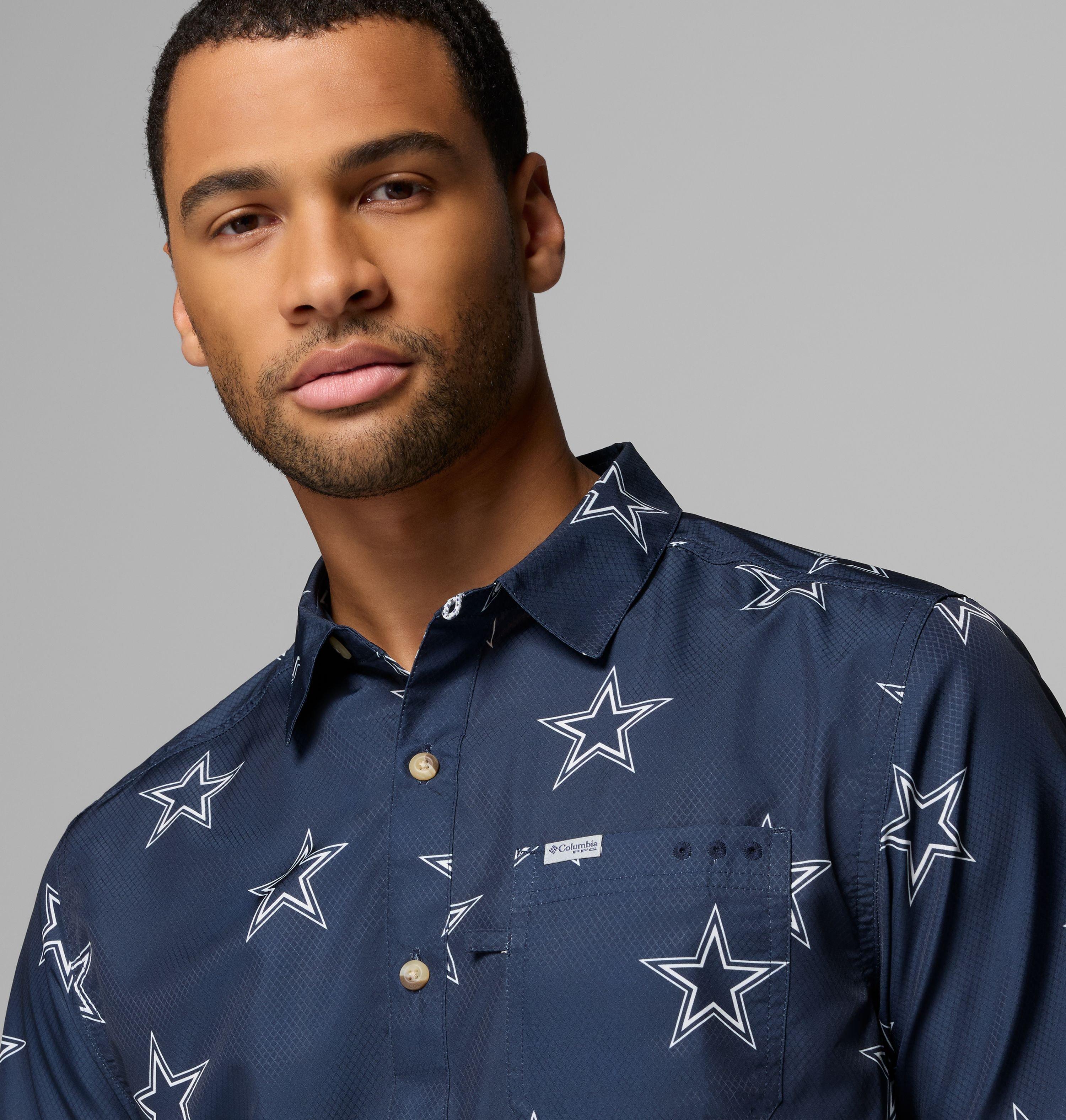 Men's Dallas Cowboys PFG Super Slack Tide Shirt 5