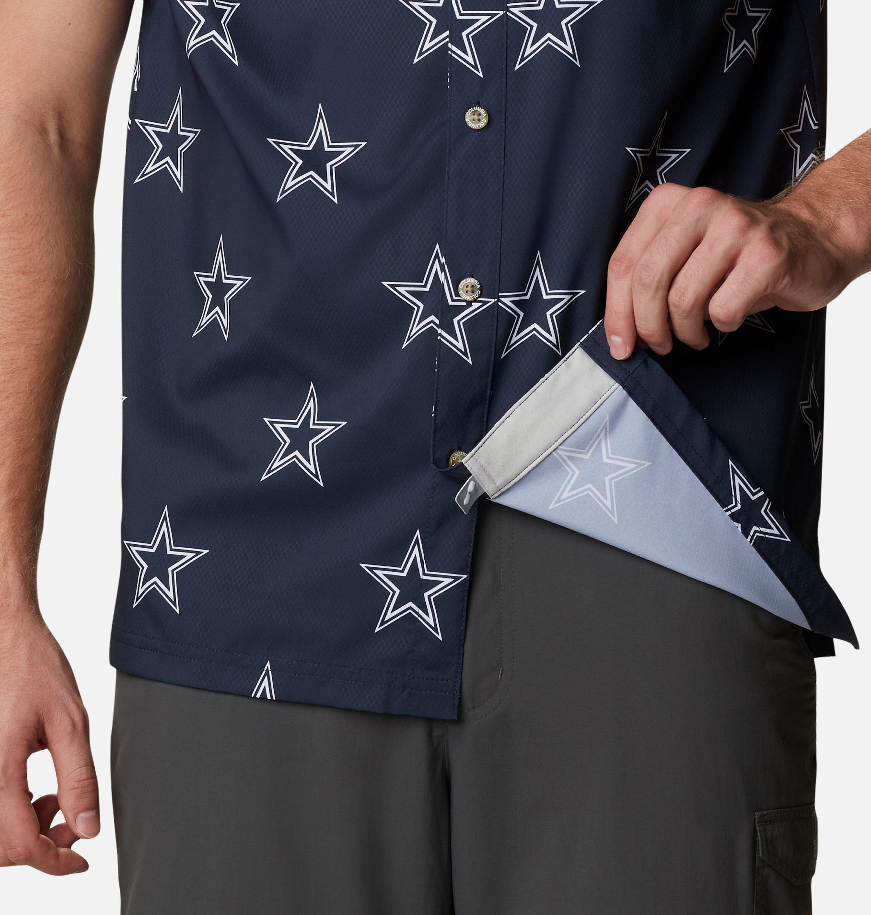 Men's Dallas Cowboys PFG Super Slack Tide Shirt 7