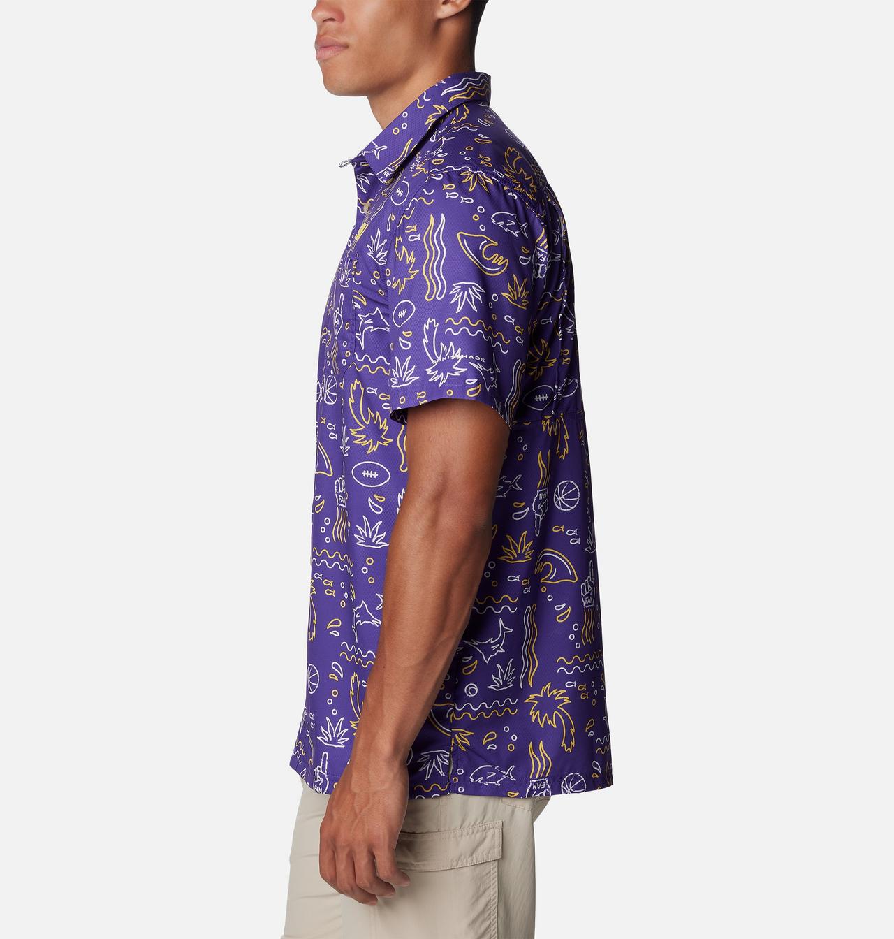 Men's Collegiate PFG Super Slack Tide Shirt - LSU 3