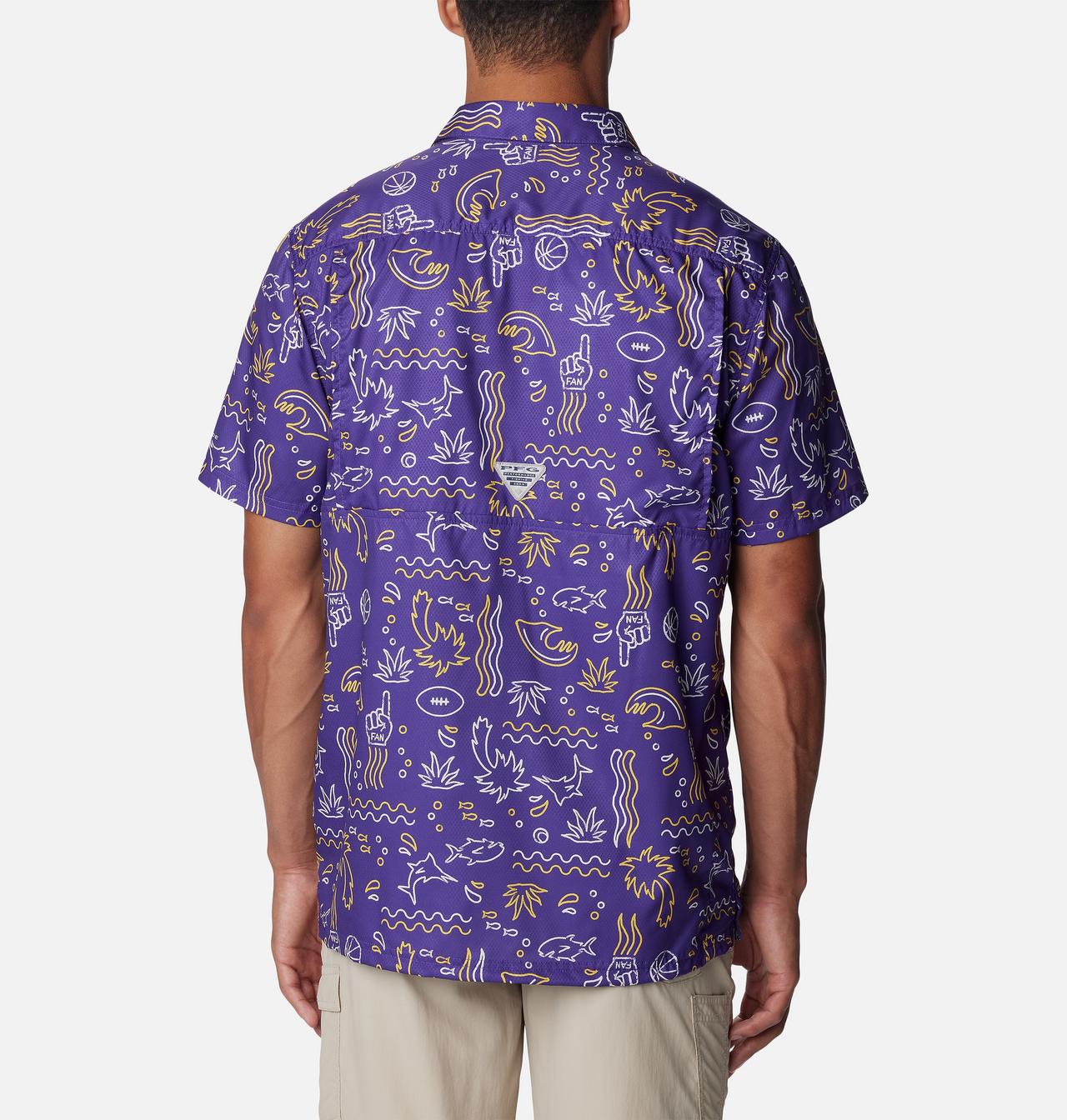 Men's Collegiate PFG Super Slack Tide Shirt - LSU 2