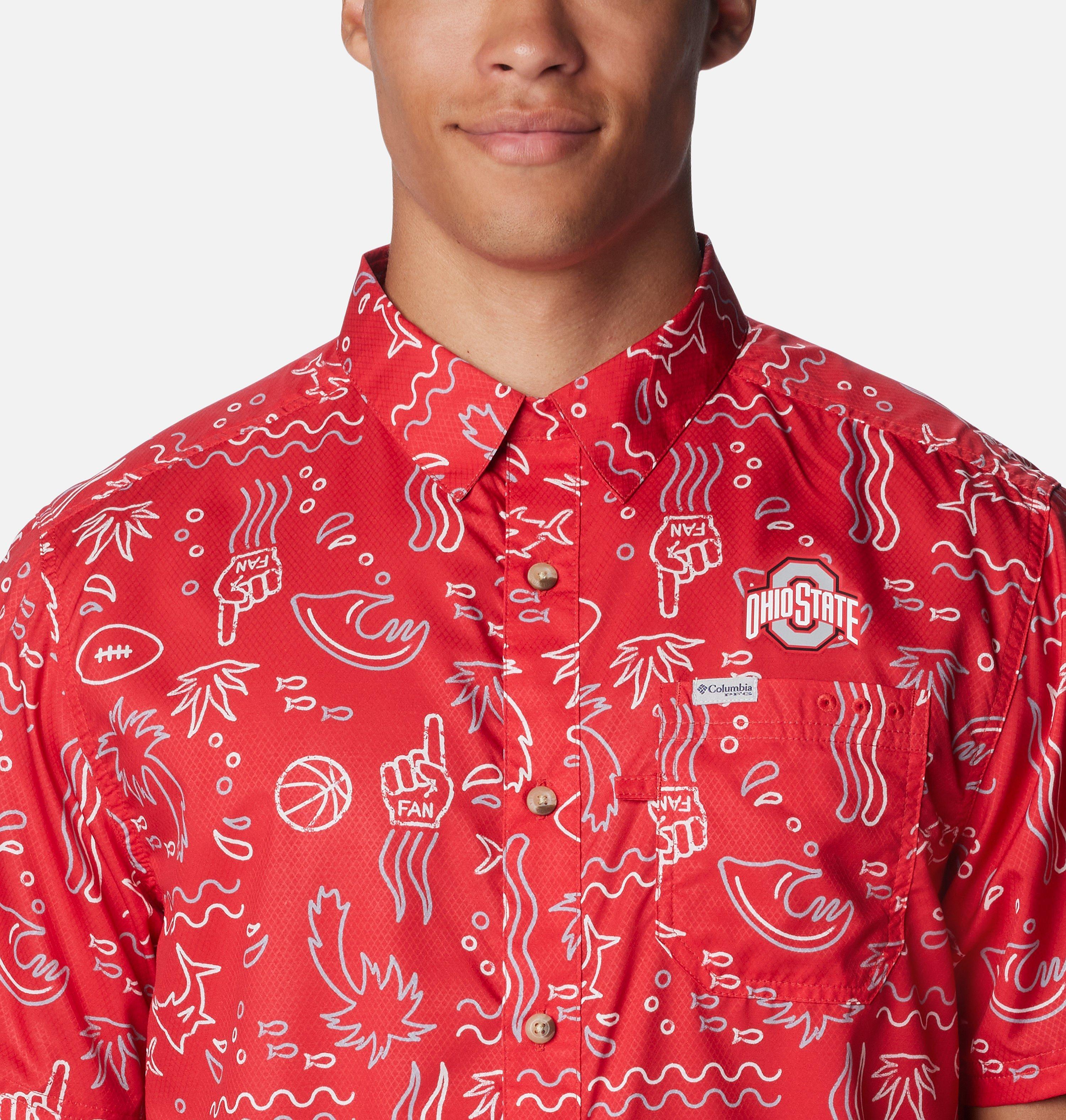 Men's Collegiate PFG Super Slack Tide Shirt - Ohio State 4