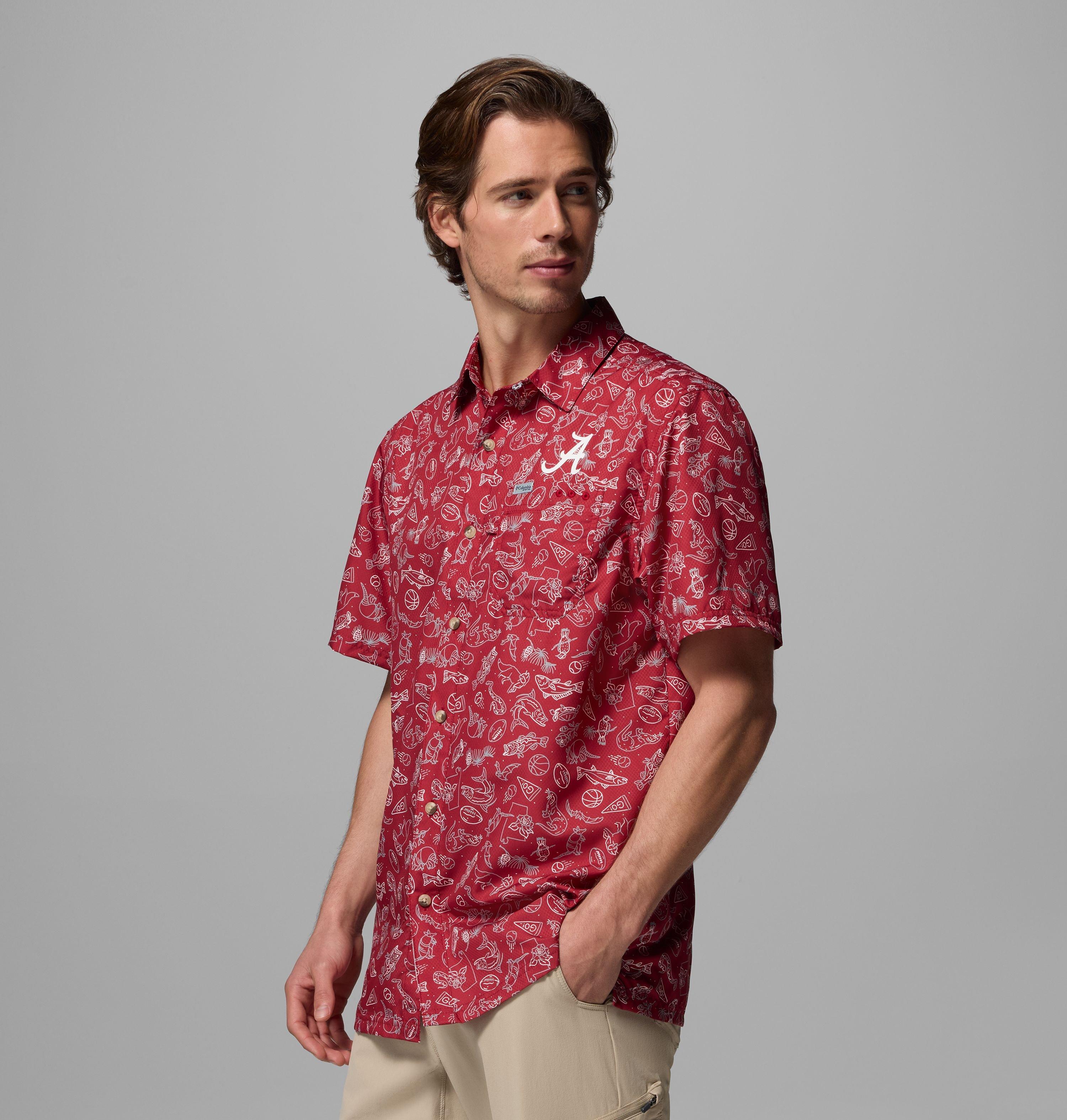 Men's Collegiate PFG Super Slack Tide Shirt - Alabama 4