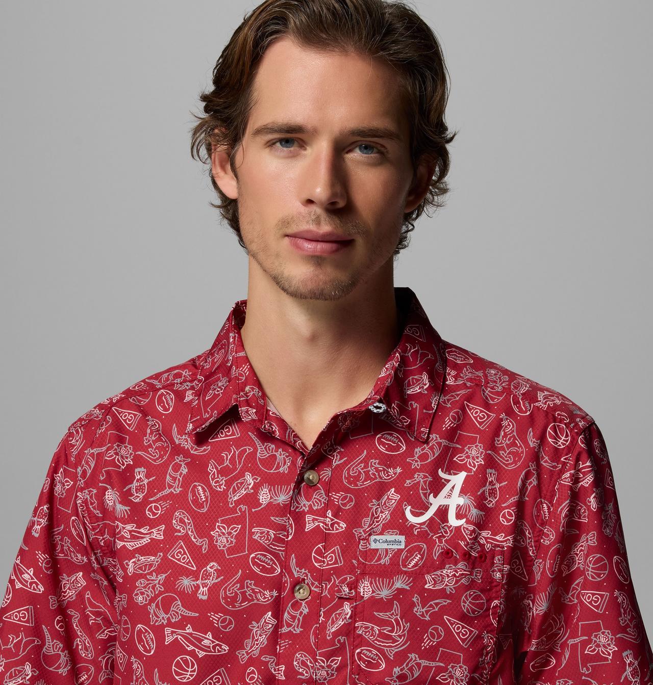 Men's Collegiate PFG Super Slack Tide™ Shirt - Alabama 5