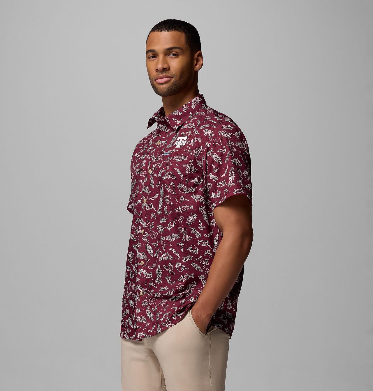 Men's Collegiate PFG Super Slack Tide™ Shirt - Texas A&M 4