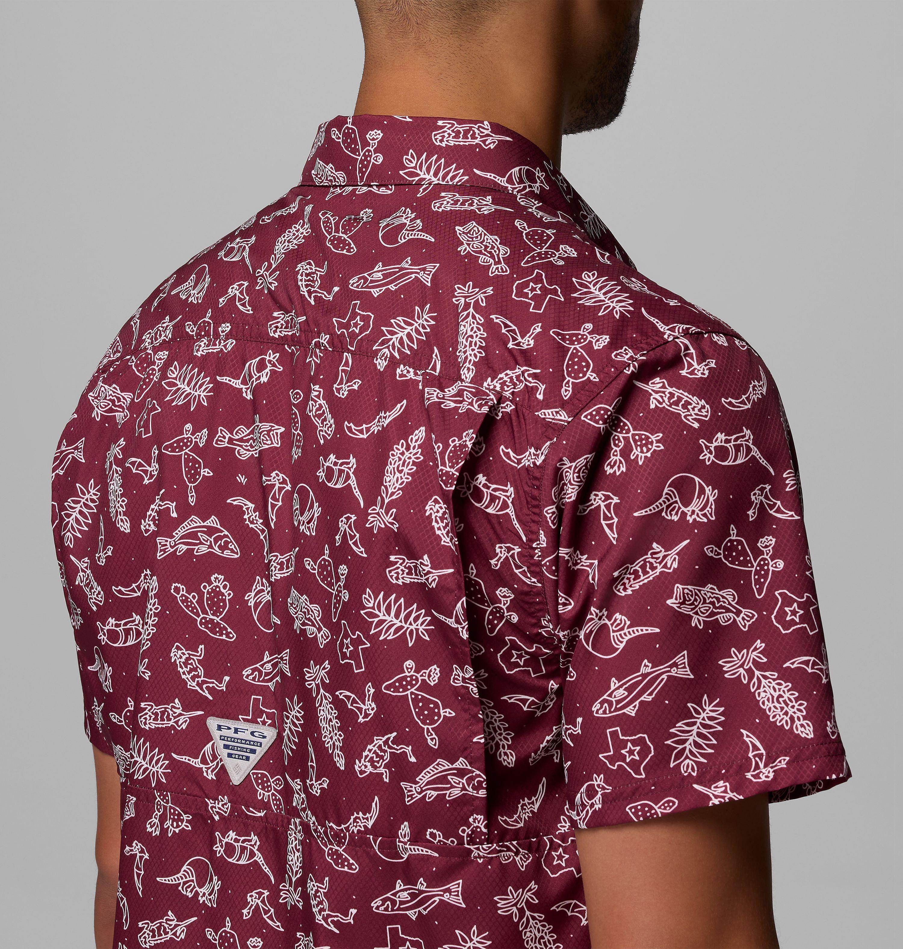 Men's Collegiate PFG Super Slack Tide Shirt - Texas A&M 7