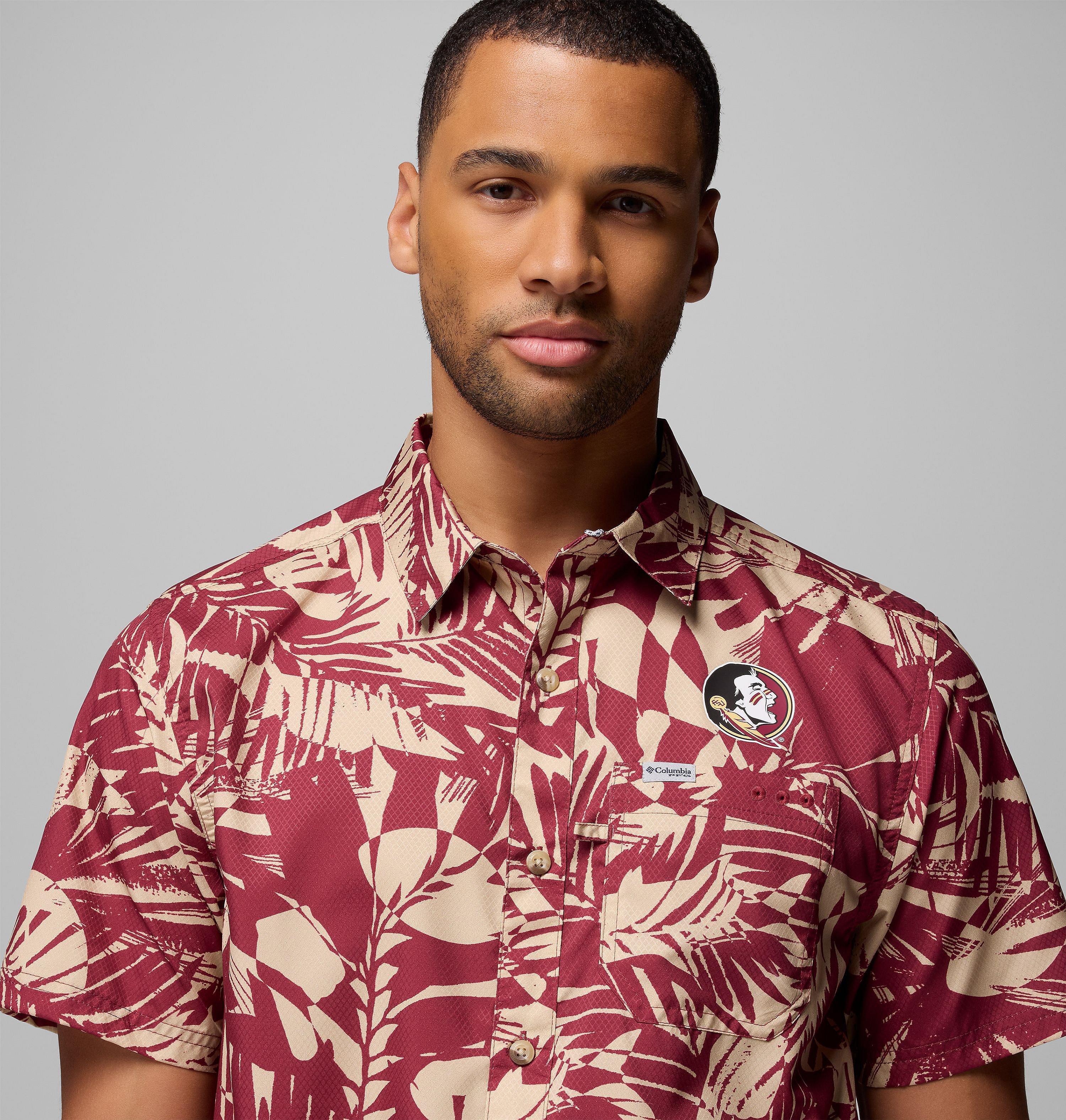 Men's Collegiate PFG Super Slack Tide Shirt - Florida State 5