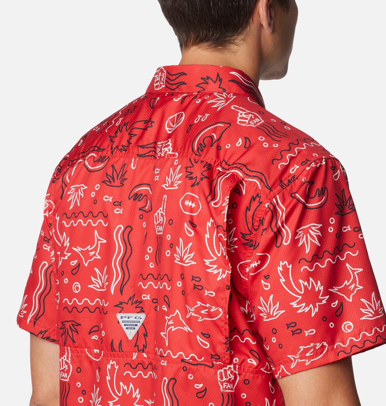 Men's Collegiate PFG Super Slack Tide™ Shirt - Georgia 5