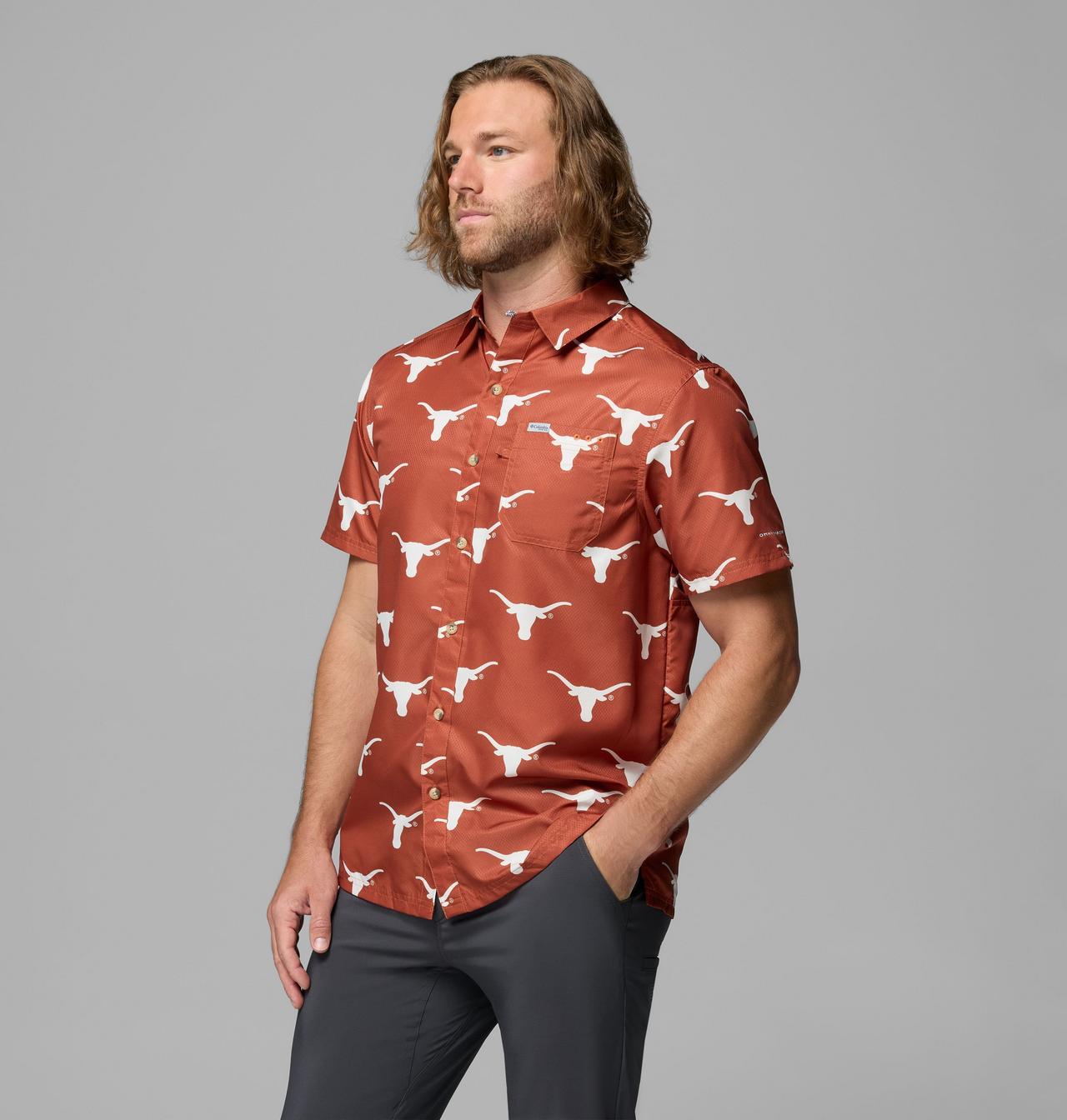 Men's Collegiate PFG Super Slack Tide™ Shirt - Texas 4