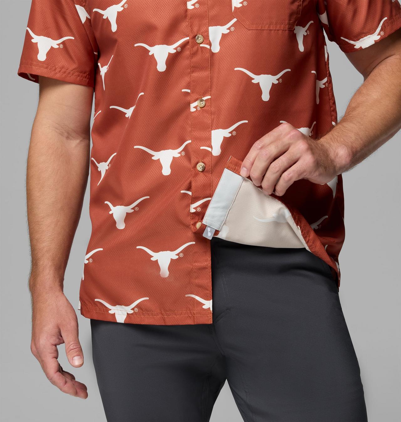 Men's Collegiate PFG Super Slack Tide™ Shirt - Texas 6
