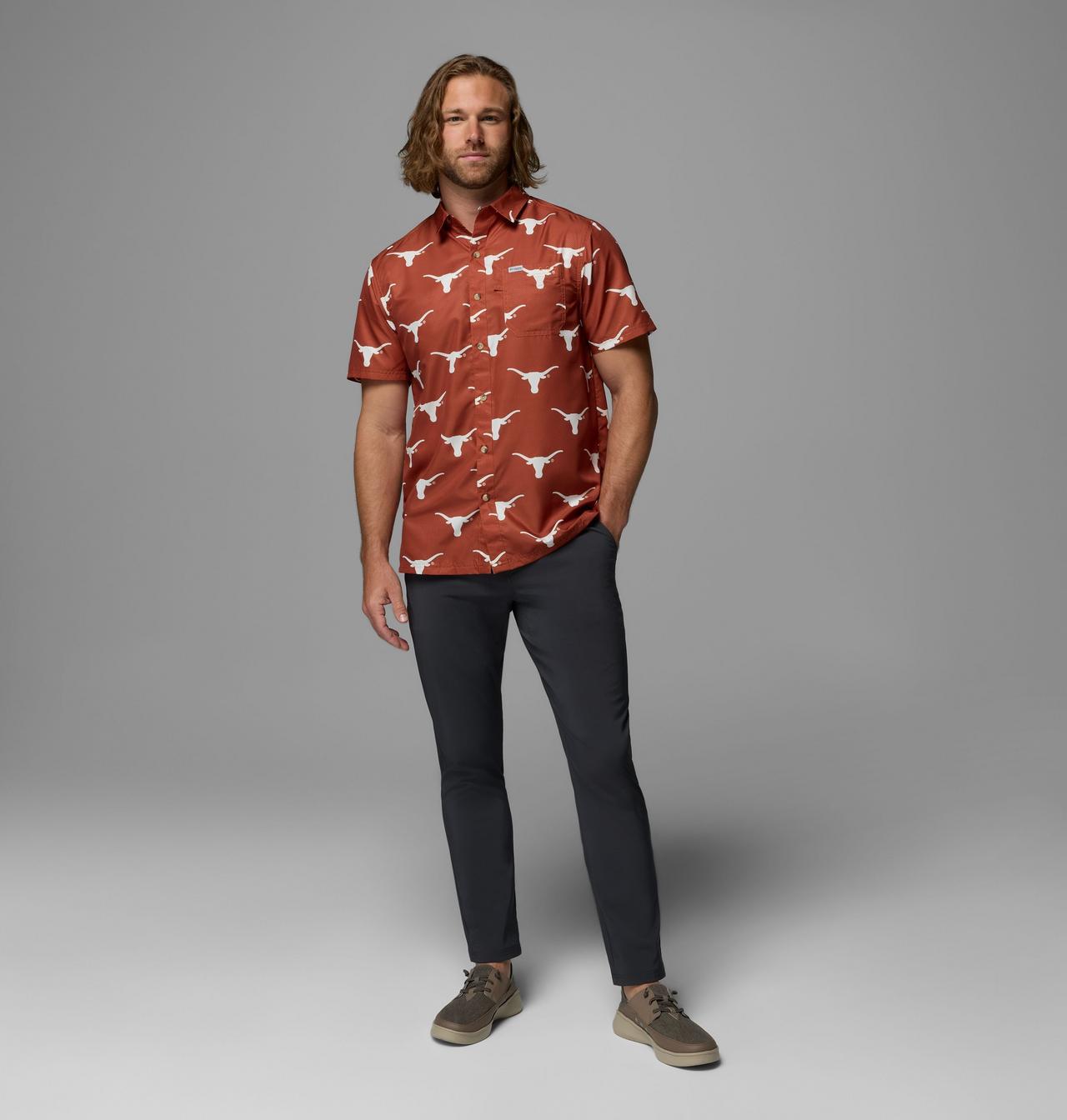 Men's Collegiate PFG Super Slack Tide™ Shirt - Texas 2