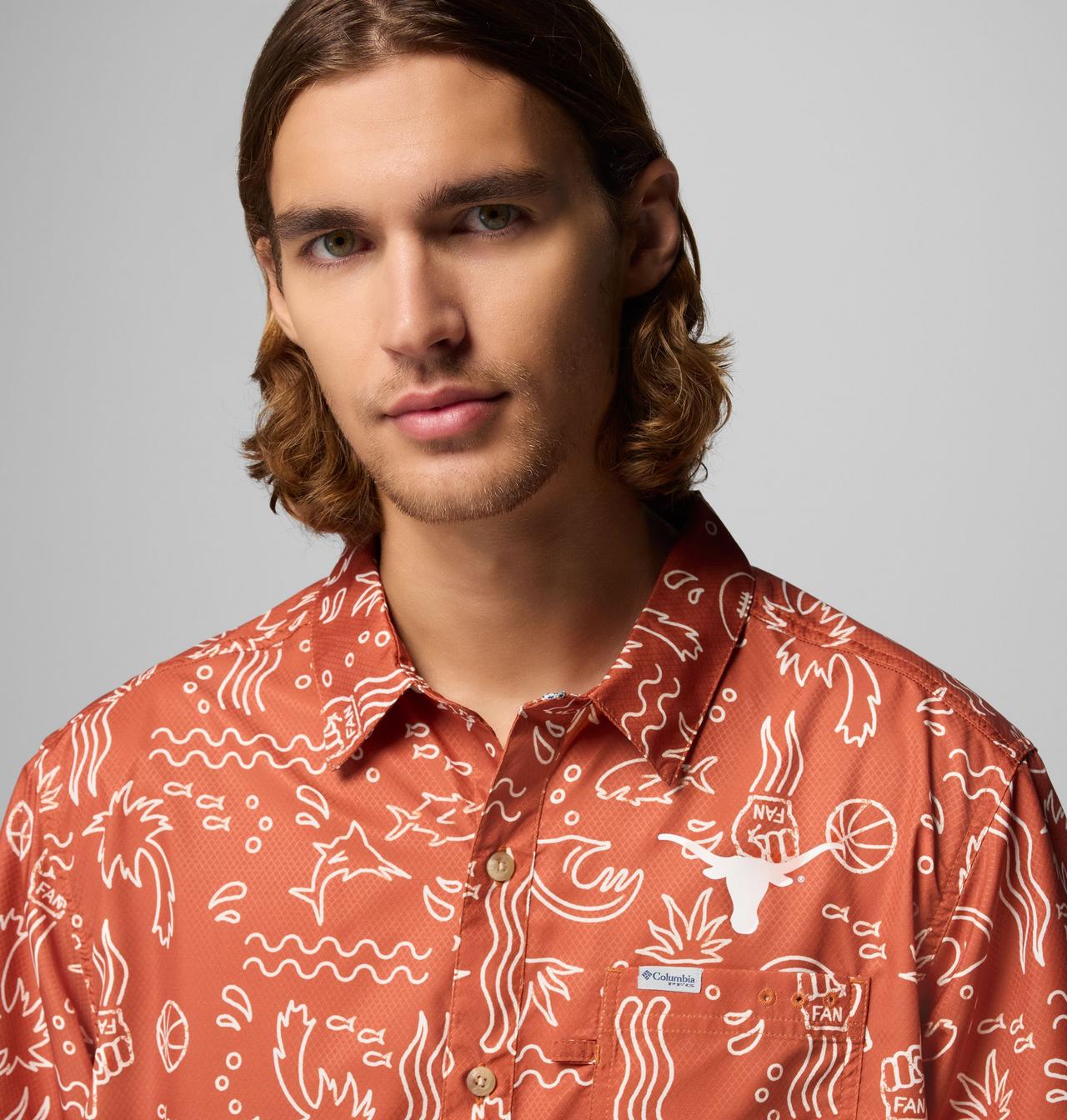 Men's Collegiate PFG Super Slack Tide™ Shirt - Texas 4