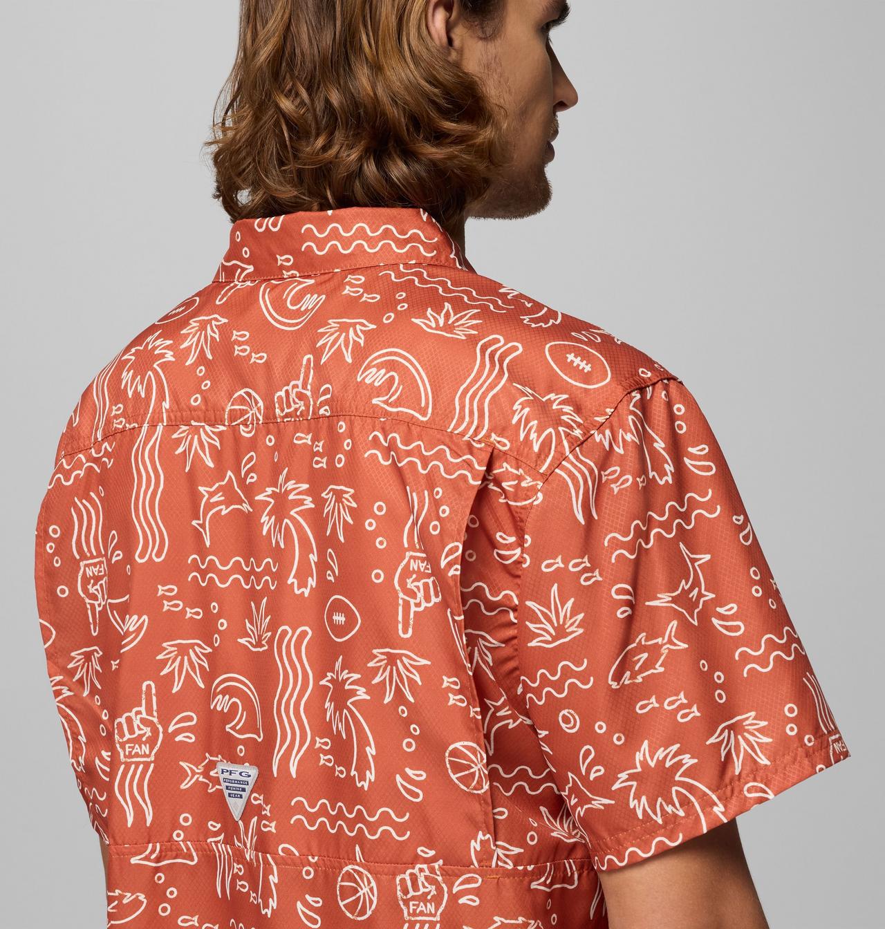 Men's Collegiate PFG Super Slack Tide™ Shirt - Texas 5