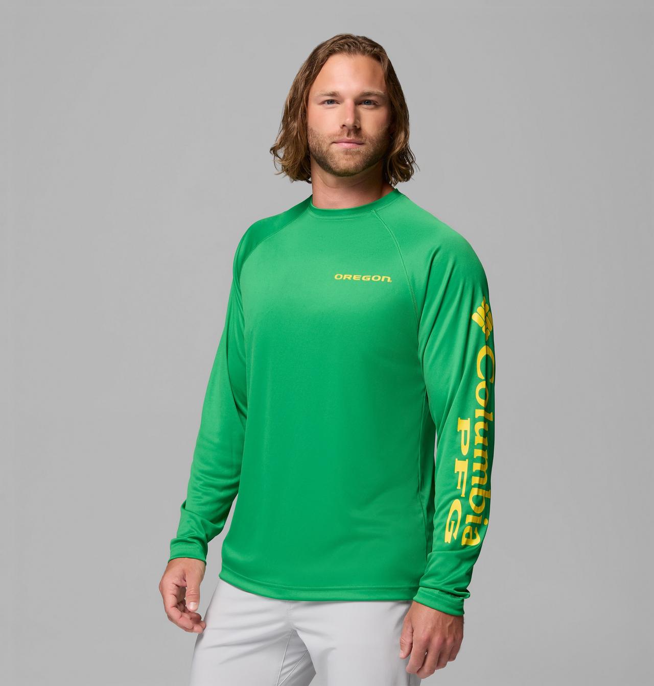 Men's Collegiate PFG Terminal Tackle™ Long Sleeve Shirt - Oregon 4