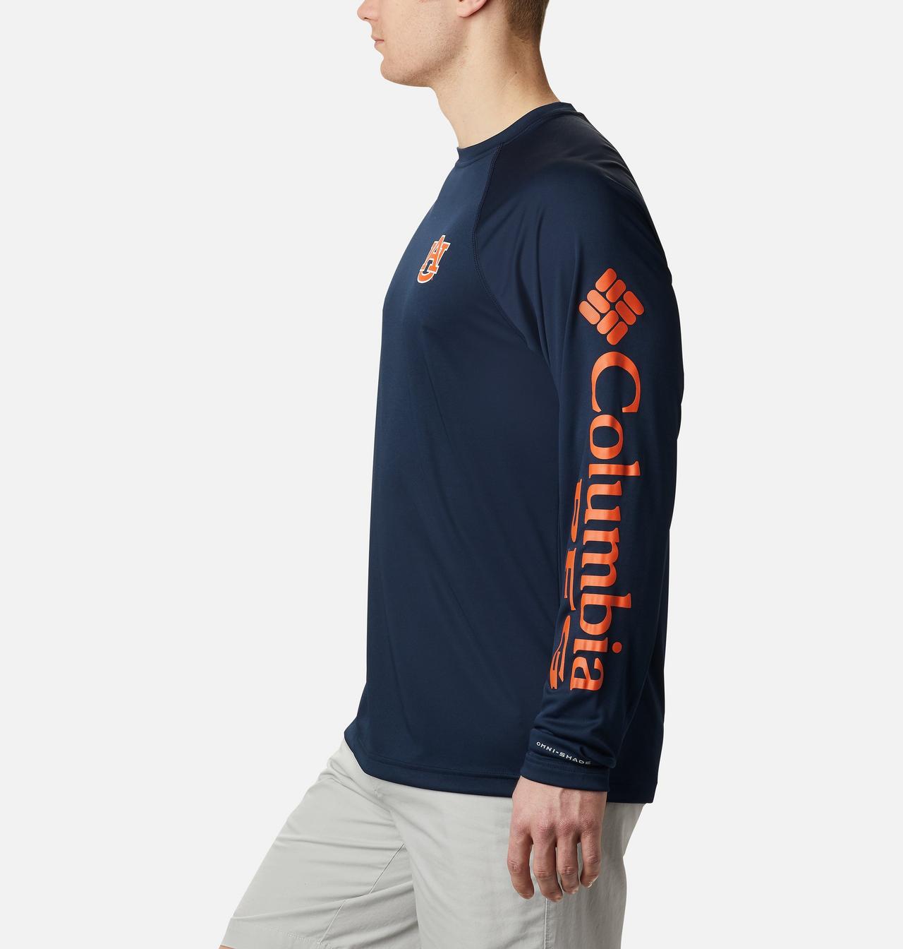 Men's Collegiate PFG Terminal Tackle™ Long Sleeve Shirt - Auburn 3