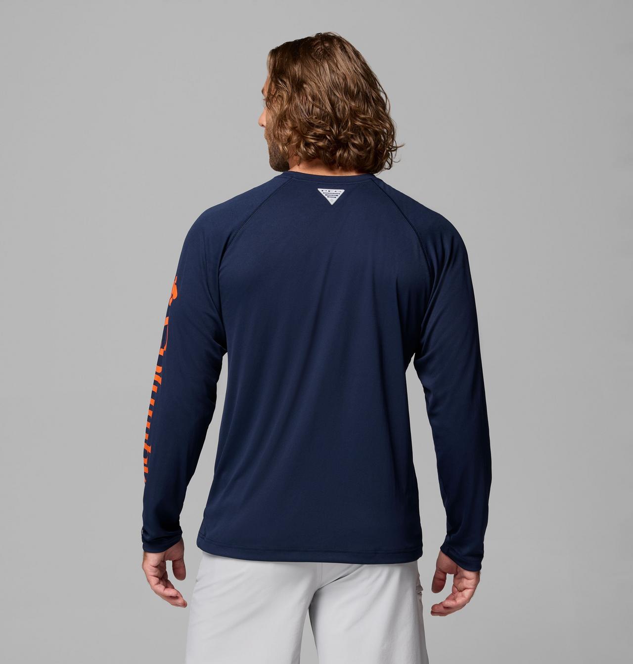 Men's Collegiate PFG Terminal Tackle™ Long Sleeve Shirt - Auburn 3