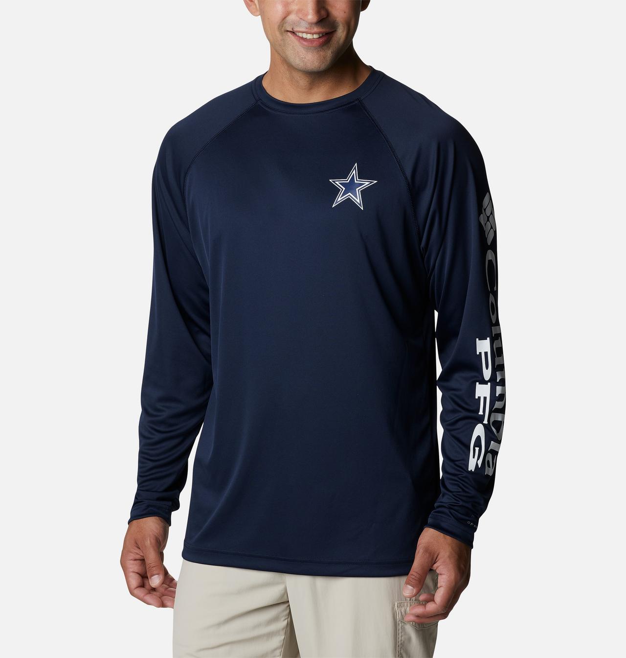 Men's PFG Terminal Tackle™ Long Sleeve Shirt - Dallas Cowboys 1