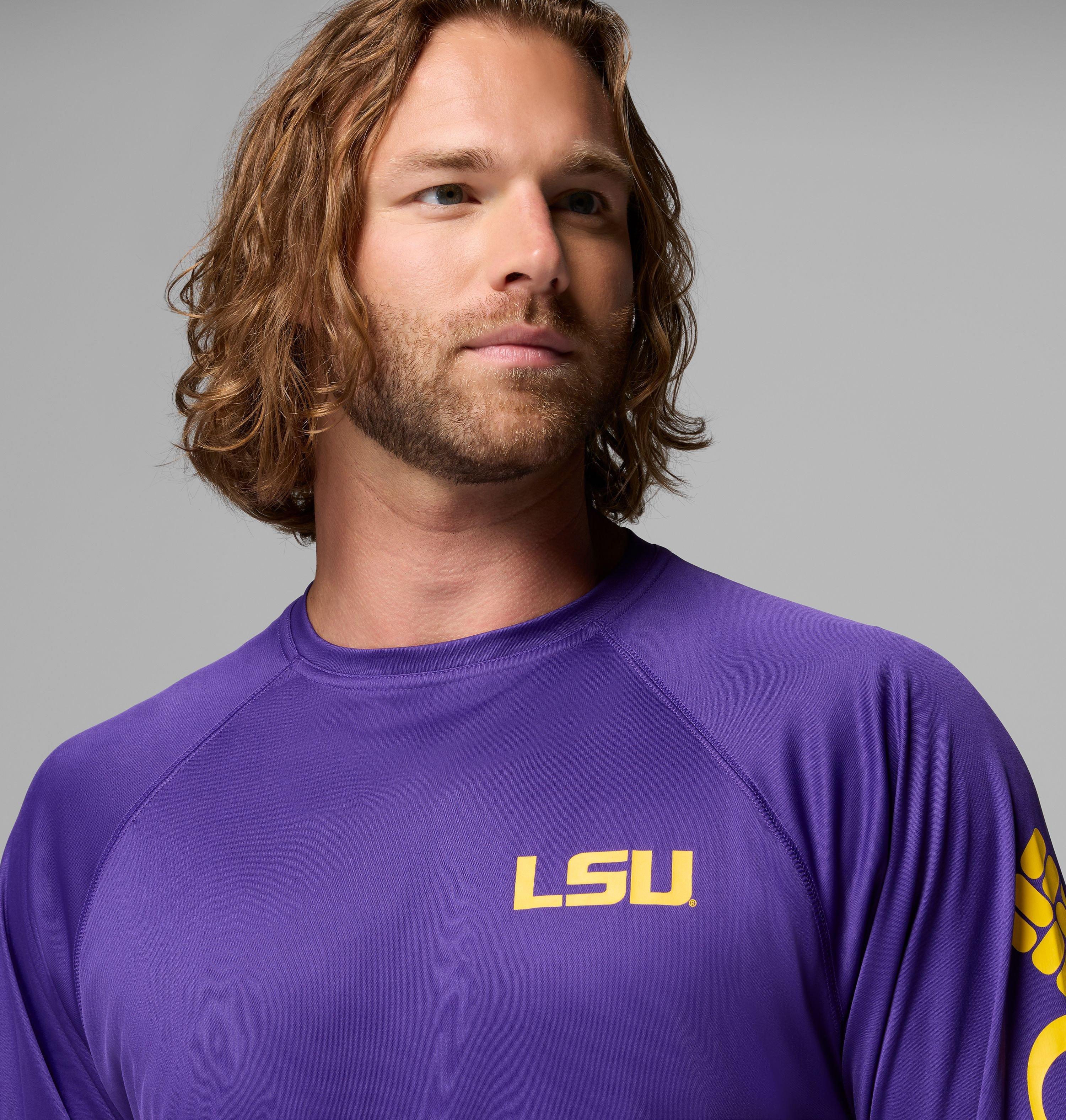 Men's Collegiate PFG Terminal Tackle Long Sleeve Shirt - LSU 5