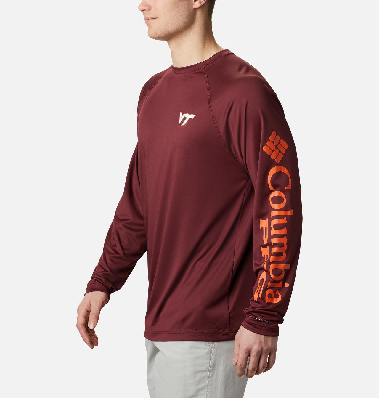 Men's Collegiate PFG Terminal Tackle™ Long Sleeve Shirt - Virginia Tech 3