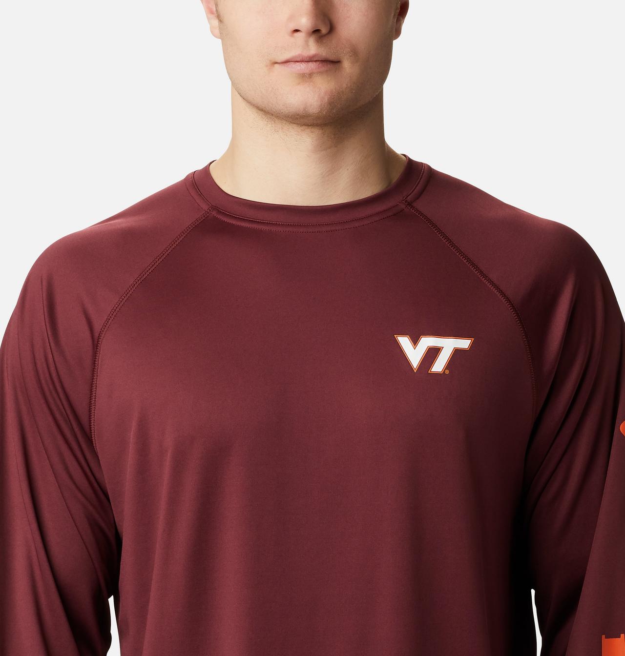 Men's Collegiate PFG Terminal Tackle™ Long Sleeve Shirt - Virginia Tech 4