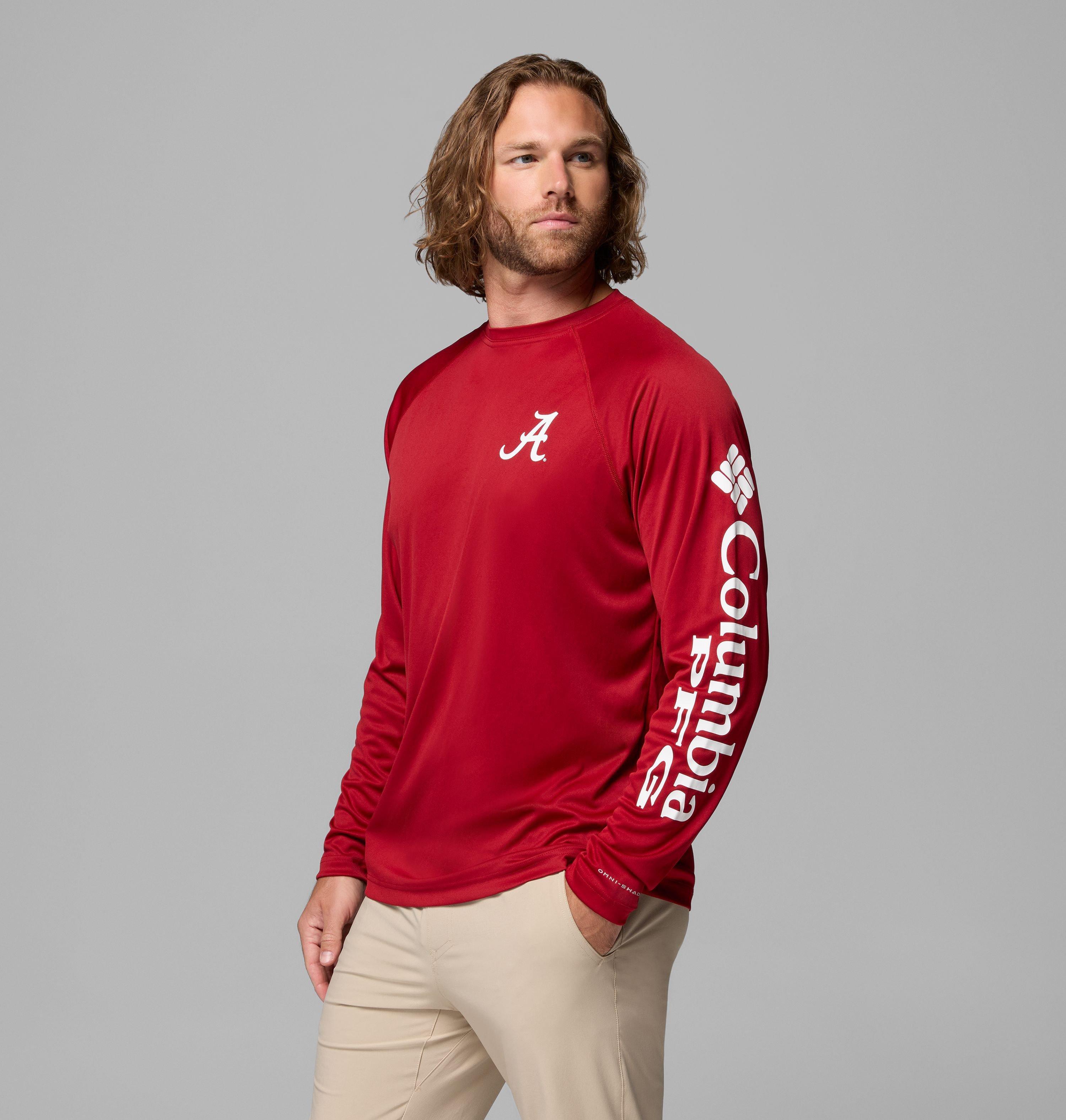Men's Collegiate PFG Terminal Tackle Long Sleeve Shirt - Alabama 4