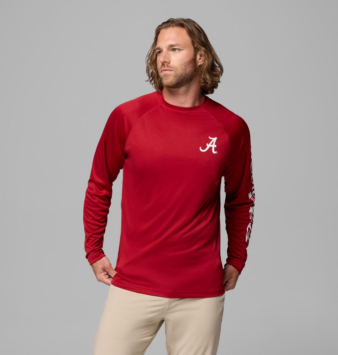Men's Collegiate PFG Terminal Tackle™ Long Sleeve Shirt - Alabama 1