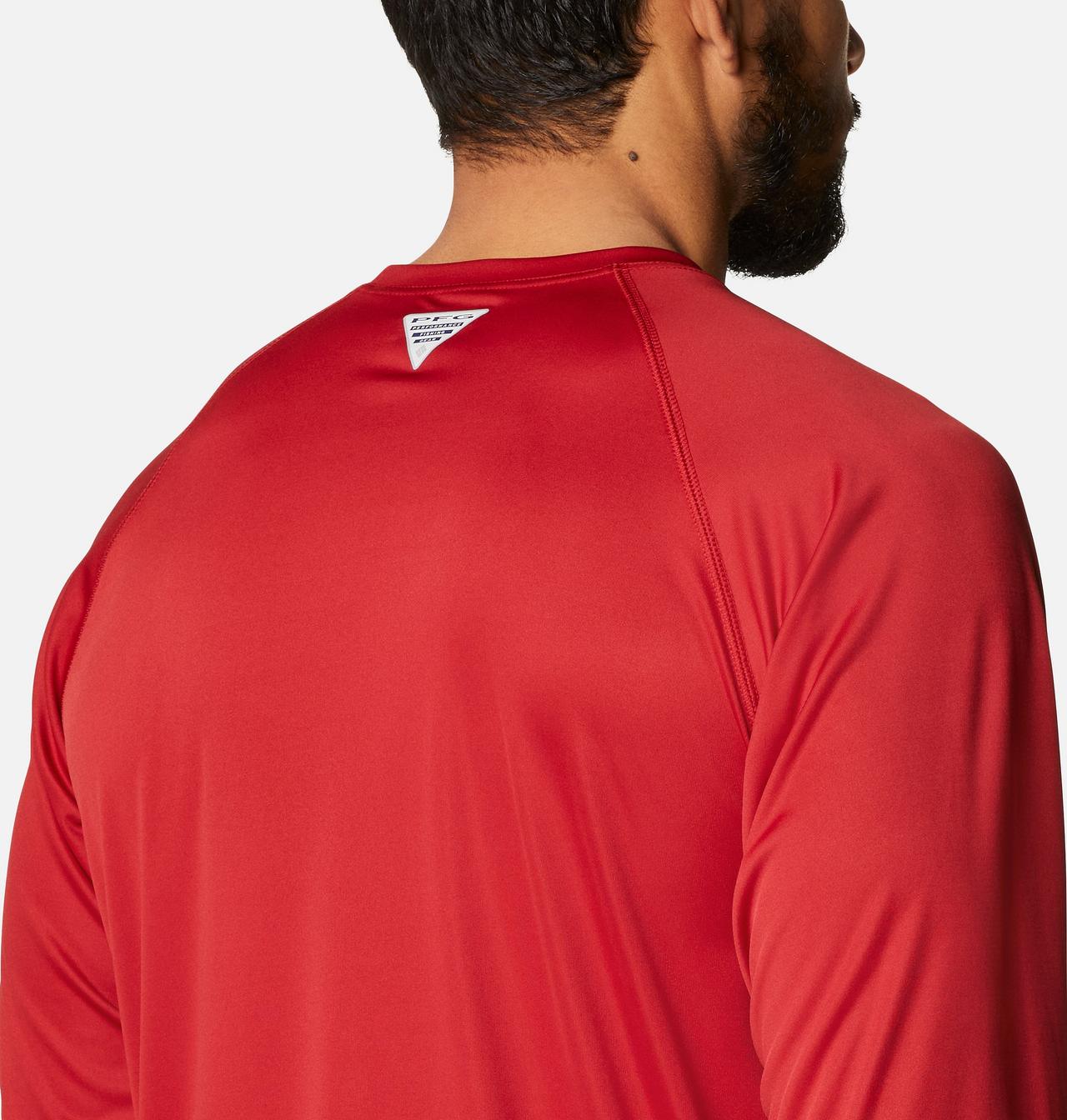 Men's Collegiate Terminal Tackle LS Shirt - Arkansas 5