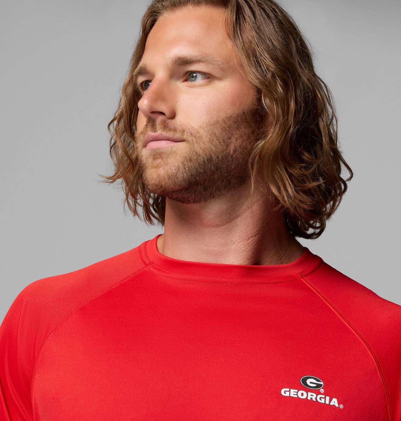 Men's Collegiate PFG Terminal Tackle Long Sleeve Shirt - Georgia 5