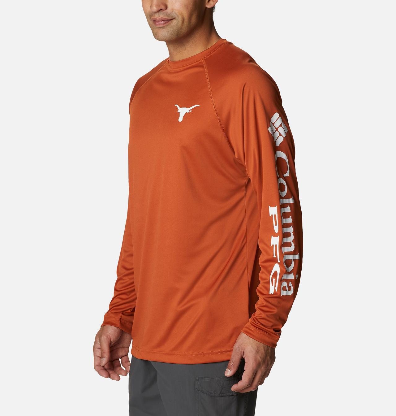 Men's Collegiate PFG Terminal Tackle™ Long Sleeve Shirt - Texas 3