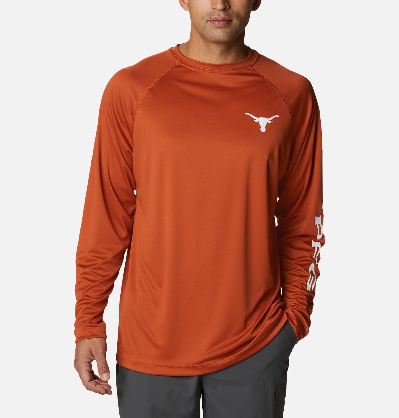 Men's Collegiate PFG Terminal Tackle™ Long Sleeve Shirt - Texas 1
