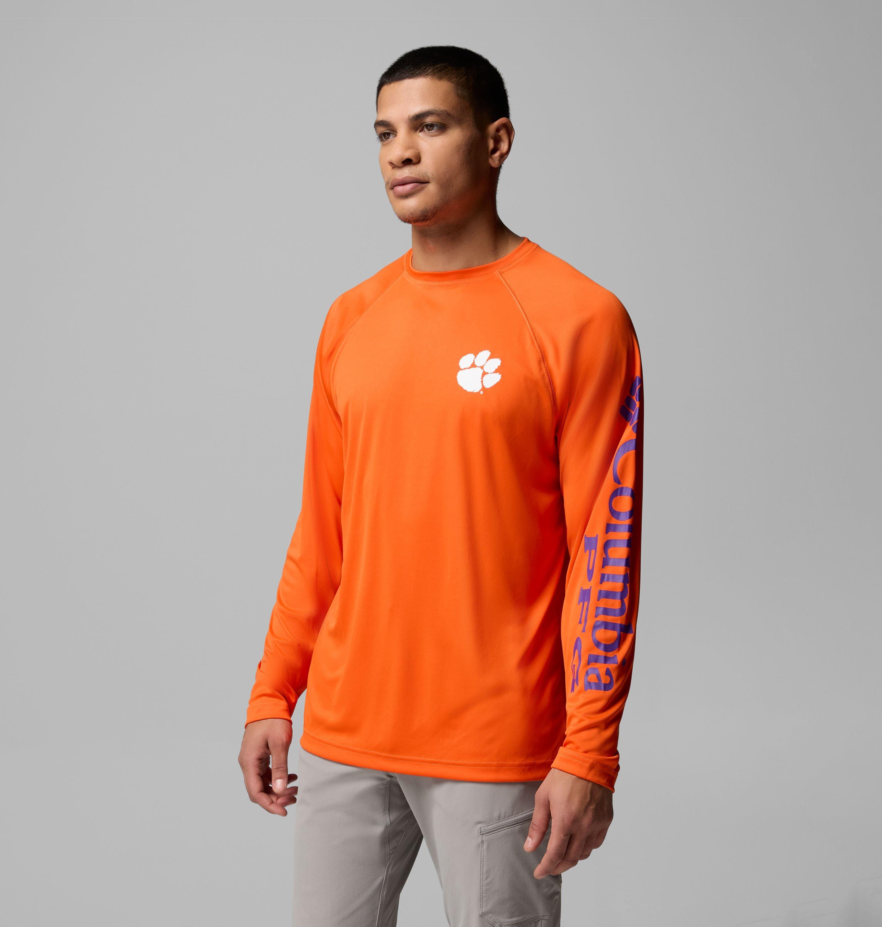 Men's Collegiate PFG Terminal Tackle Long Sleeve Shirt - Clemson 4