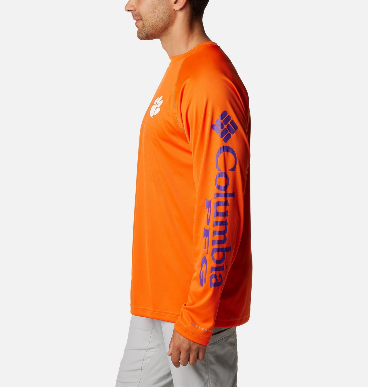 Men's Collegiate PFG Terminal Tackle Long Sleeve Shirt - Clemson 3