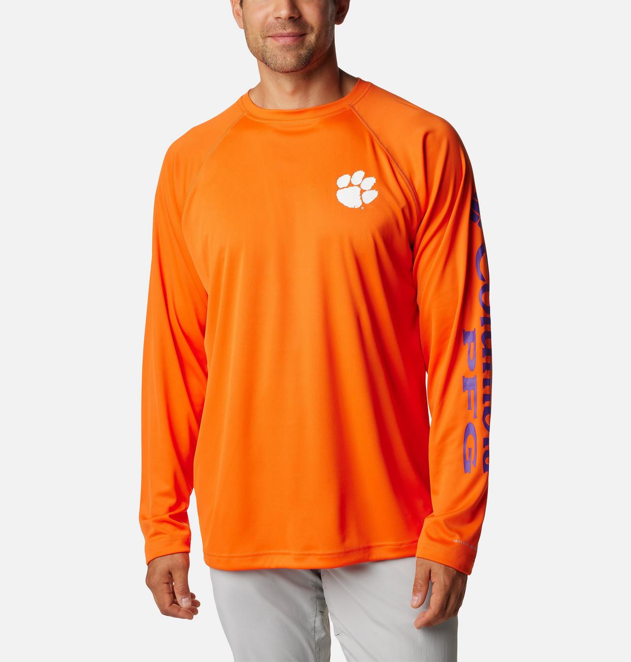 Men's Collegiate PFG Terminal Tackle Long Sleeve Shirt - Clemson 1
