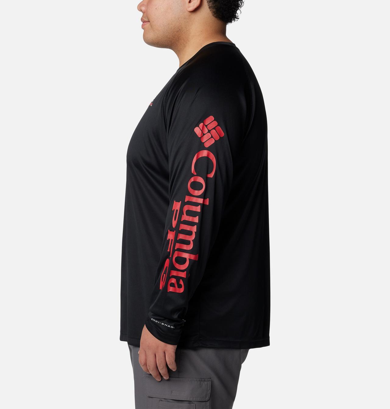 Men's Collegiate PFG Terminal Tackle™ Long Sleeve Shirt - Big - Georgia 3