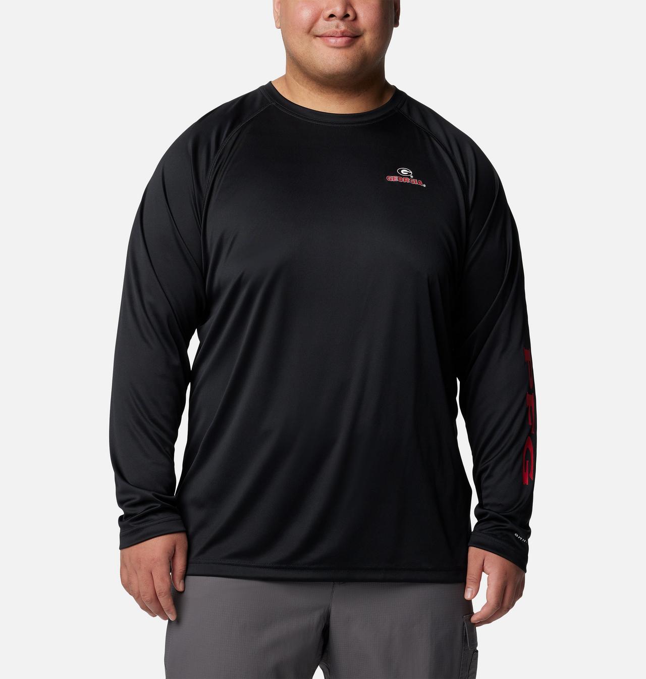 Men's Collegiate PFG Terminal Tackle™ Long Sleeve Shirt - Big - Georgia 1