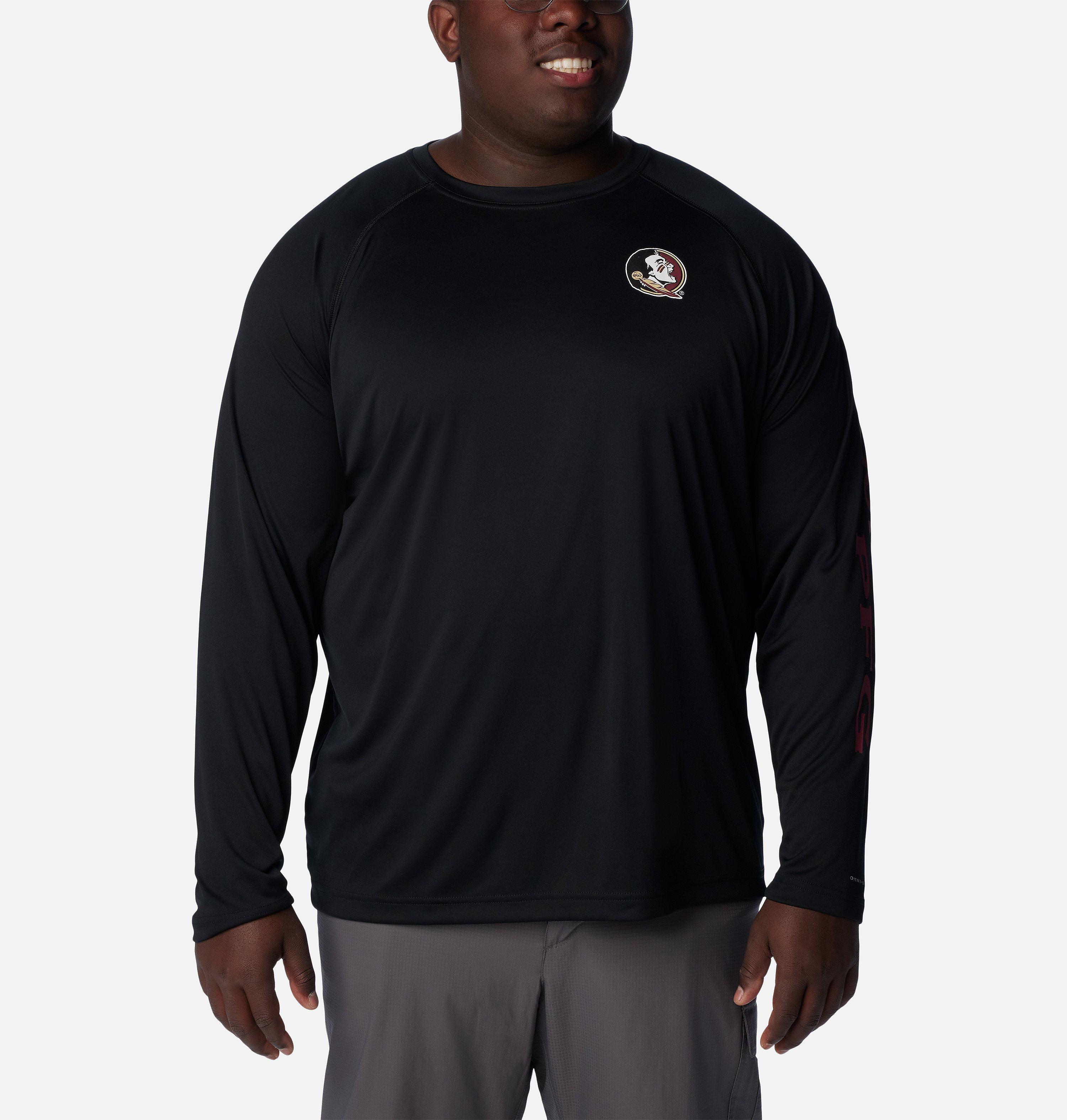 Columbia Men's Collegiate PFG Terminal Tackle Long Sleeve Shirt - Big - Florida State-