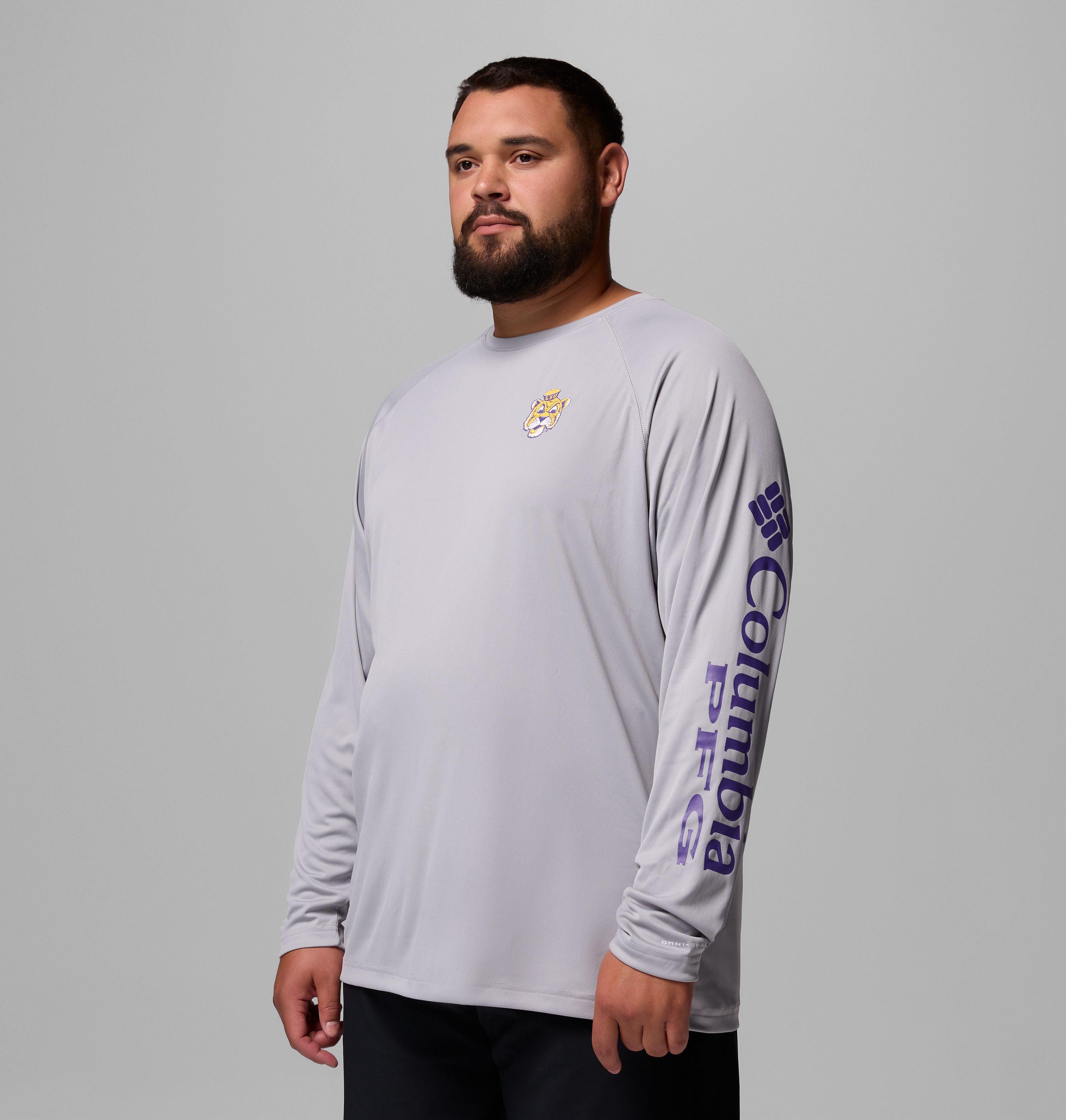 Men's Collegiate PFG Terminal Tackle Long Sleeve Shirt - Big - LSU 4