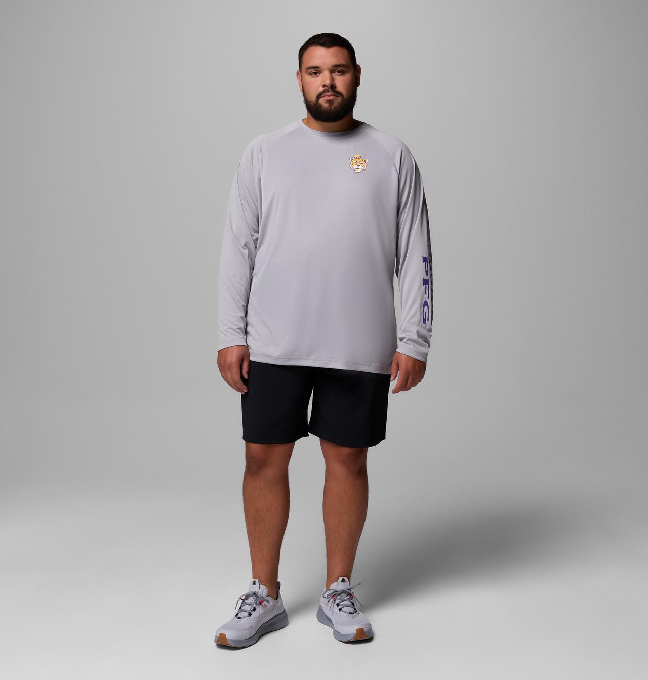 Men's Collegiate PFG Terminal Tackle™ Long Sleeve Shirt - Big - LSU 2