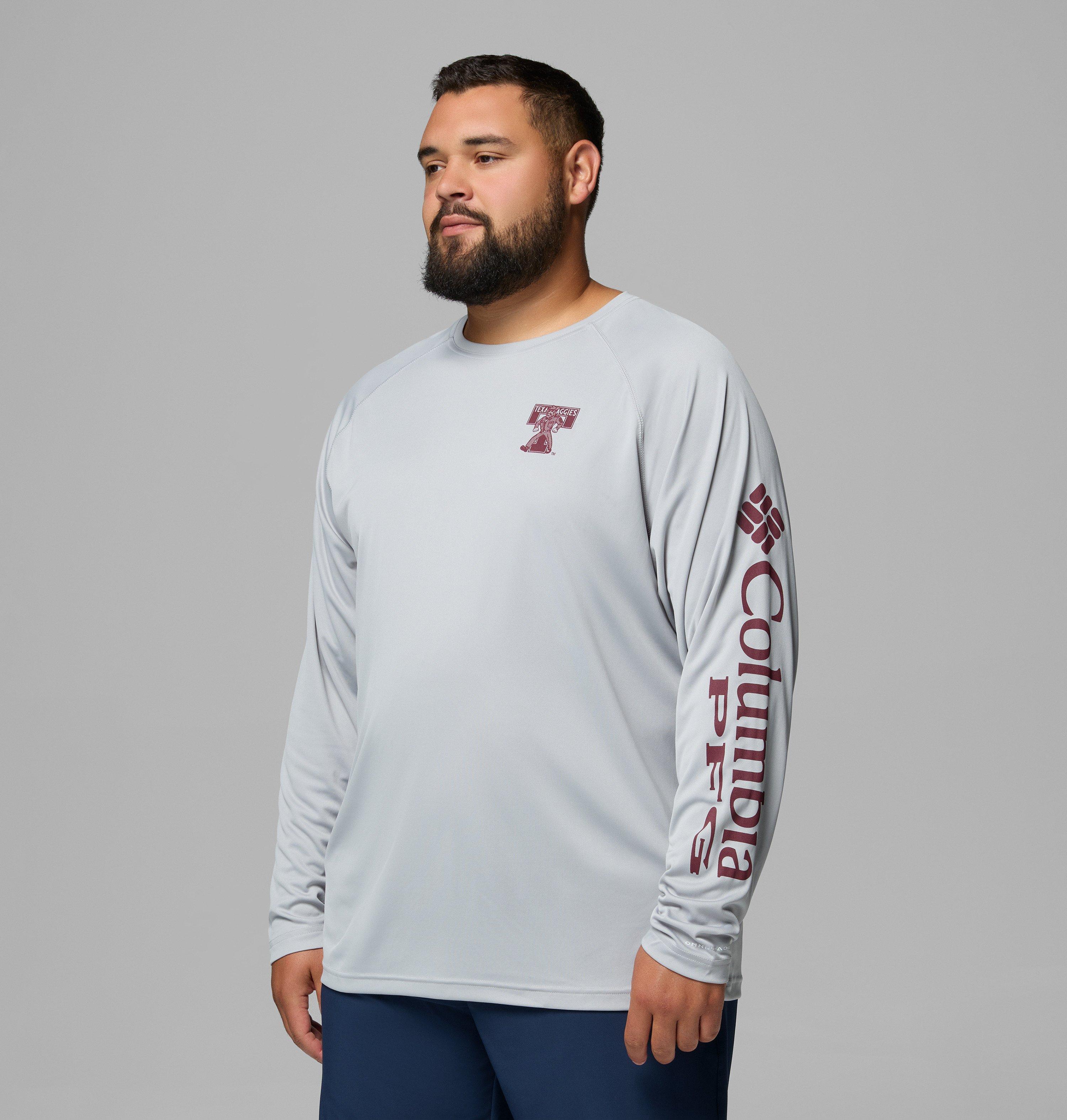 Men's Collegiate PFG Terminal Tackle Long Sleeve Shirt - Big - Texas A&M 4