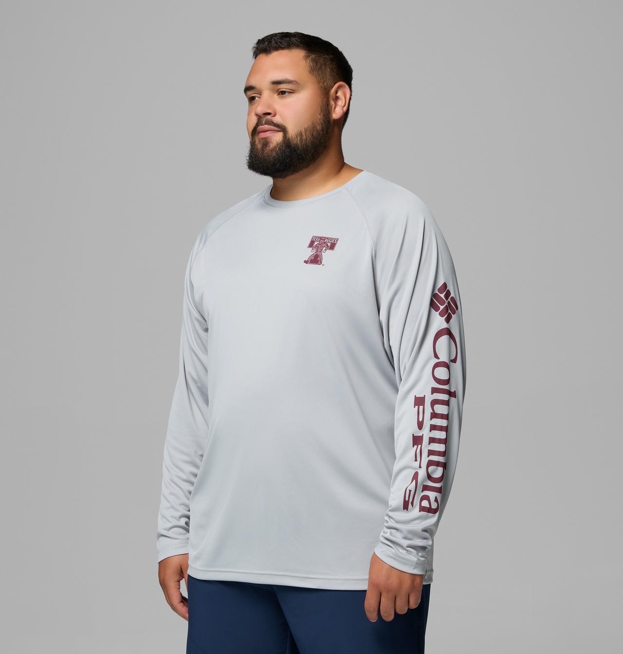 Men's Collegiate PFG Terminal Tackle™ Long Sleeve Shirt - Big - Texas A&M 4