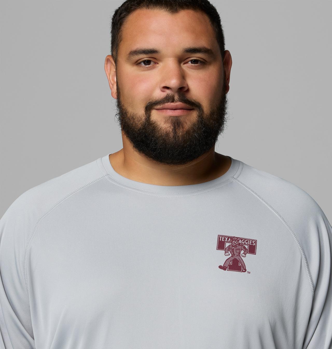 Men's Collegiate PFG Terminal Tackle™ Long Sleeve Shirt - Big - Texas A&M 5